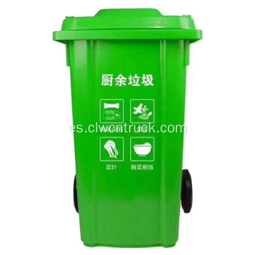 Cubo de basura de plástico al aire libre móvil de alta calidad 50-240L